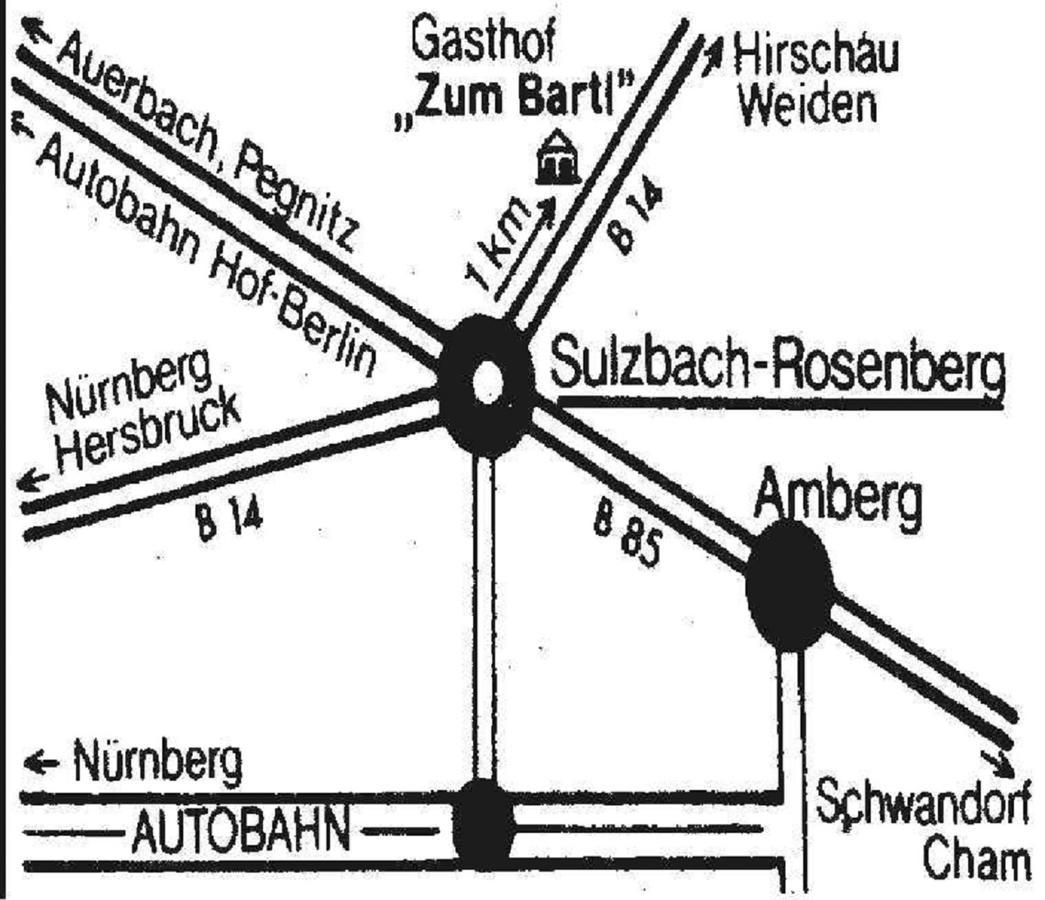 Hotel-Gasthof "Zum Bartl" ซูลซ์บาค-โรเซนแบร์ก ภายนอก รูปภาพ